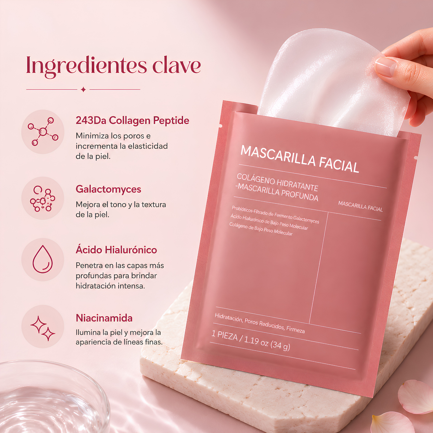 Mascarilla de Colágeno Hidratante