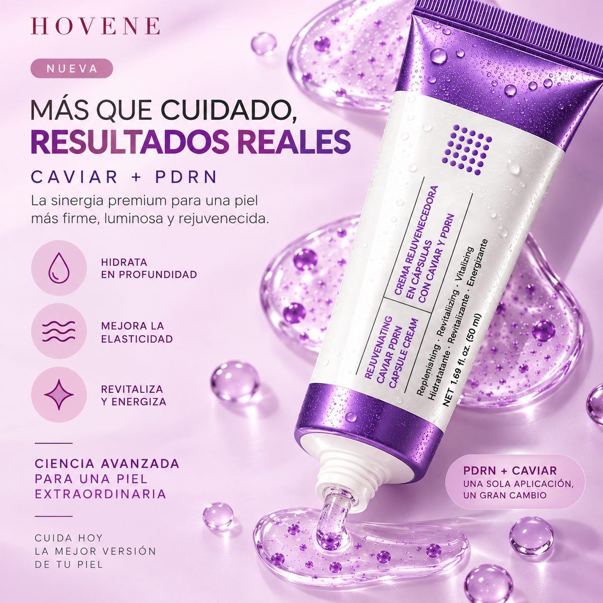 Crema Rejuvenecedora de Caviar + PDRN